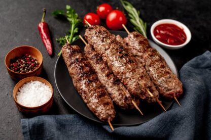 Brocheta de cerdo y ternera